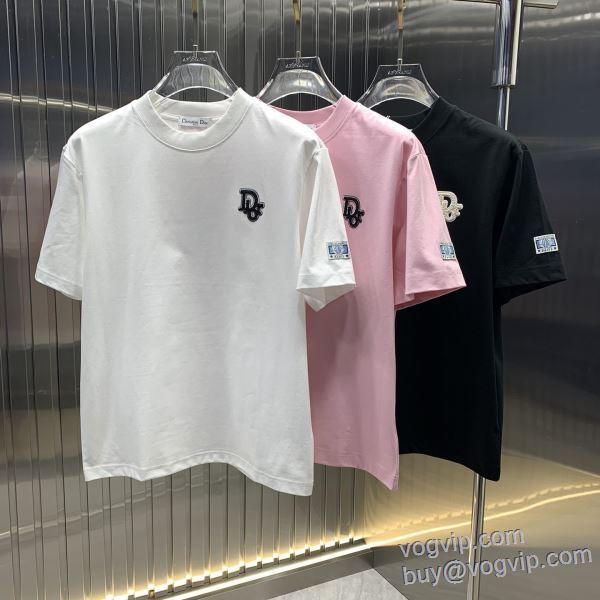 DIORスーパーコピー 激安 2025お得格安 ディオール 半袖Tシャツ 3色可選 上品な輝きを放つ形