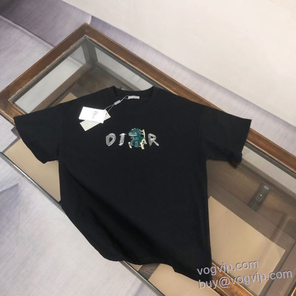 2025激安 大人気アイテム！入手困難 ディオール DIOR 半袖Tシャツ 2色可選 ブランドコピー激安販売屋