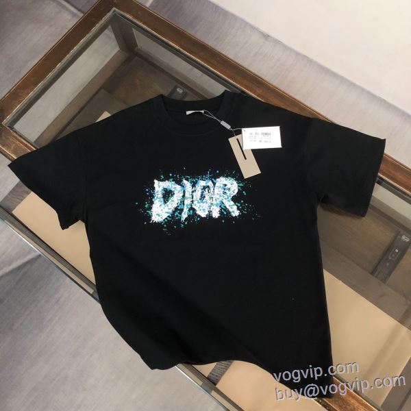 2025驚きの破格値爆買い ディオール コピー 半袖Tシャツ 2色可選 ショートパンツ 確定となる上品