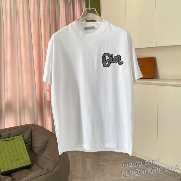 一番人気の新作はこれ ディオール コピー ブランド 半袖Tシャツ 4色可選 2025驚きの破格値爆買い
