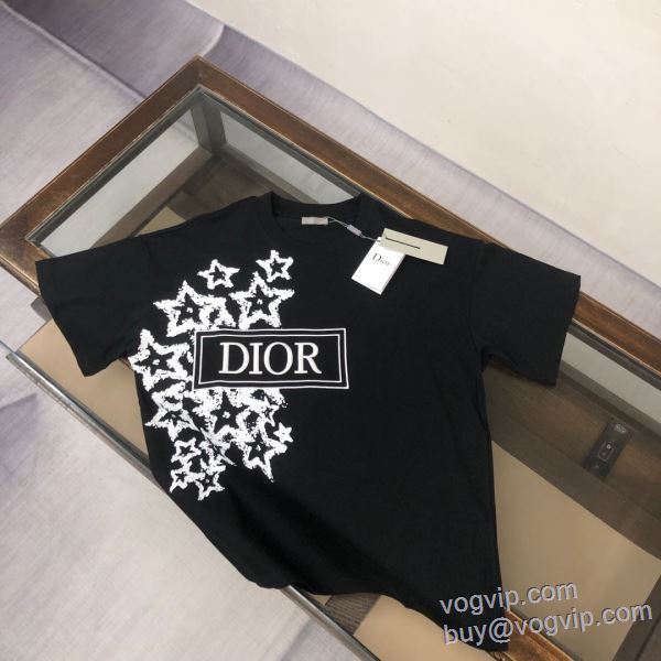 ディオール スーパーコピー 激安 2025品質保証定番 半袖Tシャツ 2色可選 日本未入荷モデル