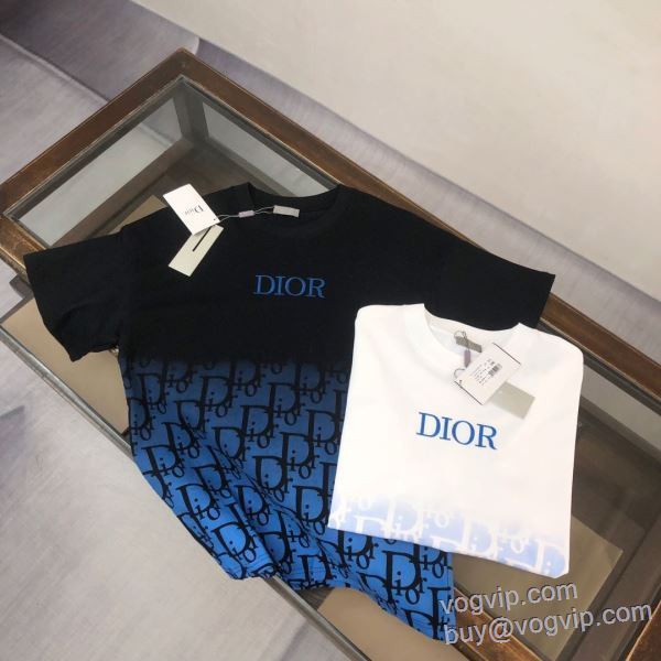ディオール DIOR コピー 2025人気セール得価 半袖Tシャツ 2色可選 落ち着いた質感