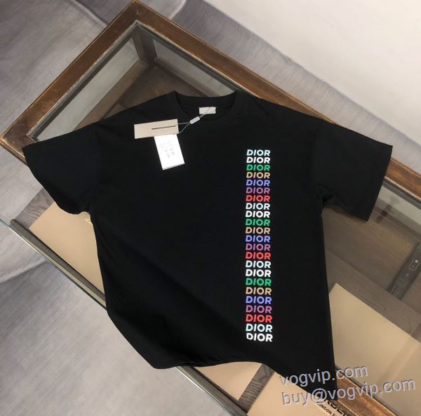 DIOR ブランドスーパーコピー 2025人気新作 ディオール 半袖Tシャツ 2色可選 韓国の人気