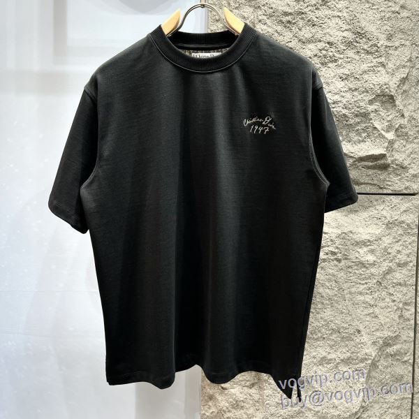 変わらない人気を誇る ディオール DIOR ブランドスーパーコピー 激安専門店 2025新商品! 半袖Tシャツ 2色可選
