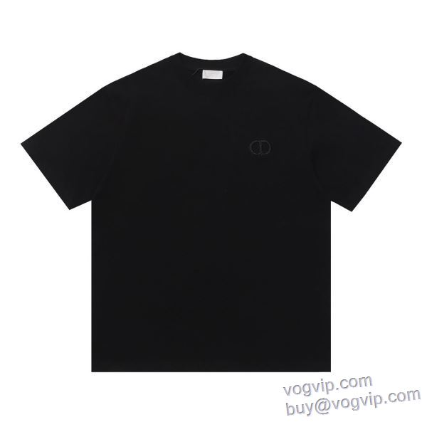 ずっと人気?スーパーコピーブランド ディオール DIOR 2025春夏季 半袖Tシャツ 2色可選