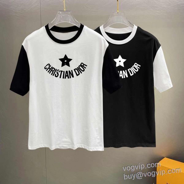 2025春夏季 最高N級ブランドコピー ディオール DIOR 半袖Tシャツ 2色可選 存在感のある