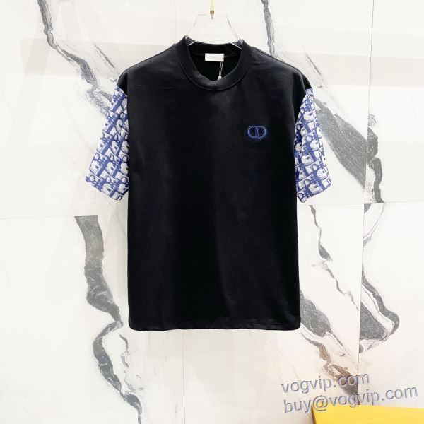 大人の個性を VOGコピー ディオール DIOR 2025春夏季 2色可選 半袖Tシャツ
