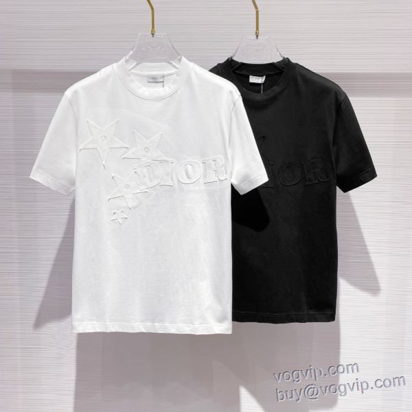 大人気再登場 半袖Tシャツ ディオール スーパーコピー 2025最新入荷 2色可選