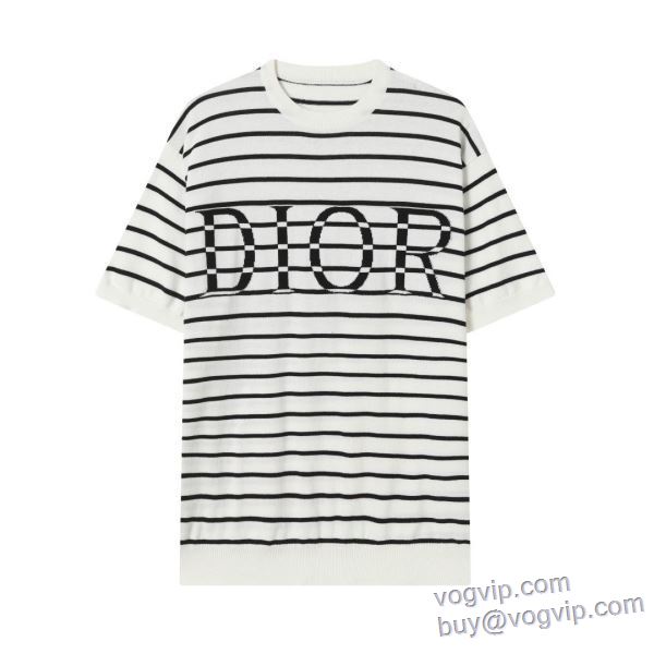 ディオール DIOR コピー お洒落自在 半袖Tシャツ 2色可選 2025お買い得品質保証