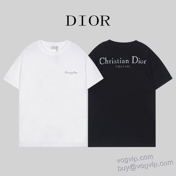 2025超激得安い ディオール DIOR スーパーコピー 特別人気感謝SALE半袖Tシャツ 2色可選