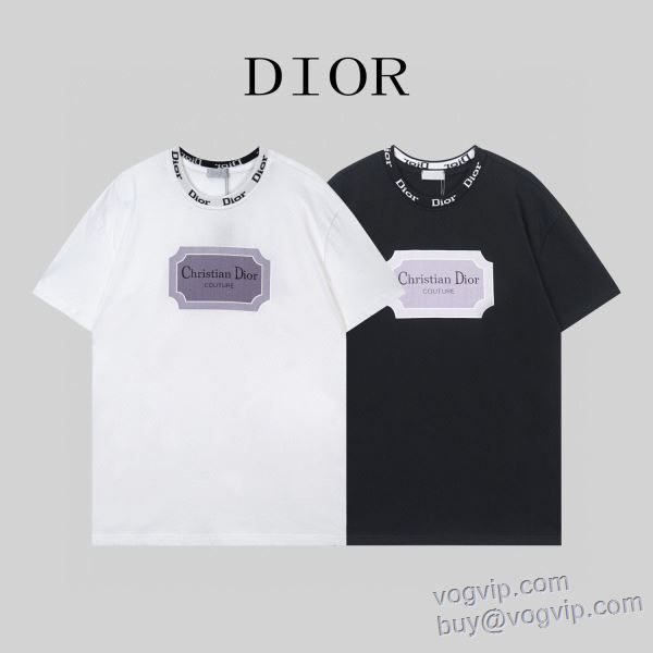 今からの季節にピッタリ！ ディオール DIOR ブランドスーパーコピー 半袖Tシャツ 2色可選 2025超激得安い