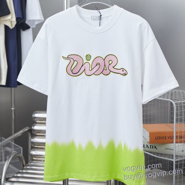 売れ筋！ディオール DIOR 半袖Tシャツ スーパーコピー 2色可選 2025大特価！