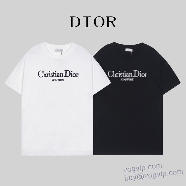 2025新品本物 ディオール ブランドコピー 半袖Tシャツ 2色可選 注目のアイテム