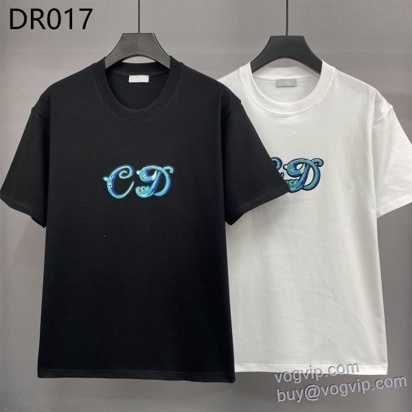 半袖Tシャツ ディオール DIOR 2025新品本物 業界高品質スーパーコピー 2色可選 ランキング1位