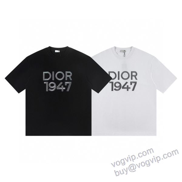 半袖Tシャツ 2025品質保証大人気 ディオール ブランドコピー NXZDIOR132 2色可選