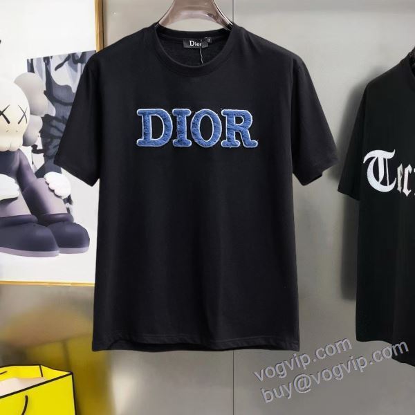 ディオール DIORコピー NXZDIOR135 2025人気セール低価 半袖Tシャツ 2色可選