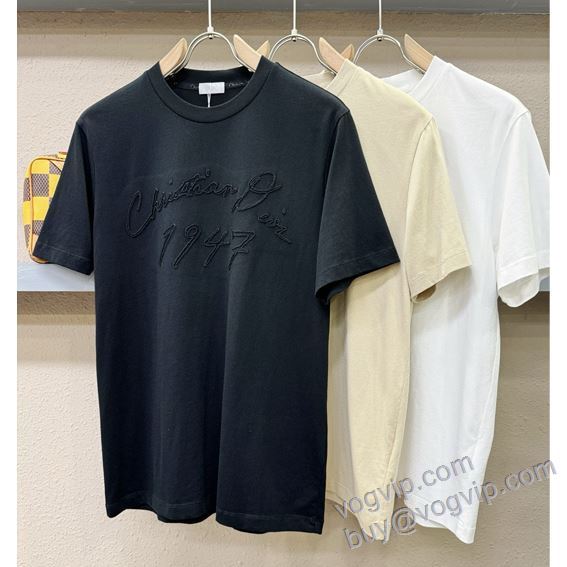 2025限定セール最新作 ディオール DIORブランドスーパーコピー NXZDIOR142 半袖Tシャツ 3色可選