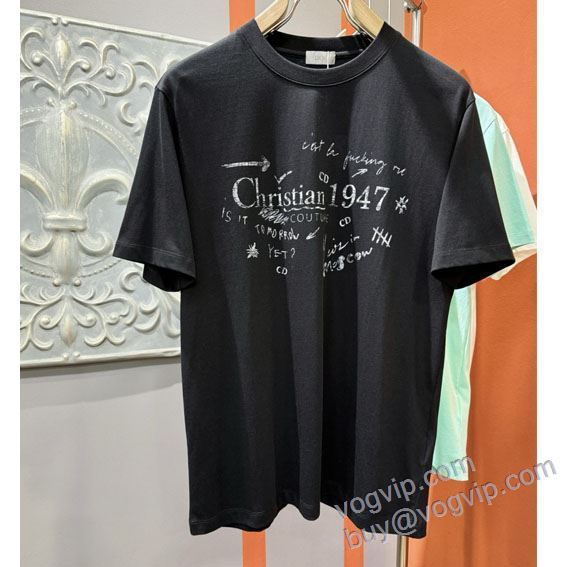 ディオール DIORブランドコピー NXZDIOR143 2025限定セール最新作 半袖Tシャツ 3色可選