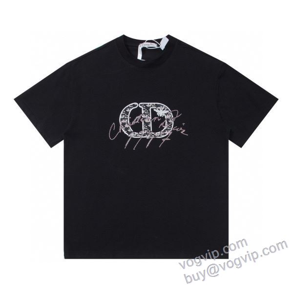 ディオール 偽物ブランド NXZDIOR151 2025最安値セール 半袖Tシャツ 2色可選