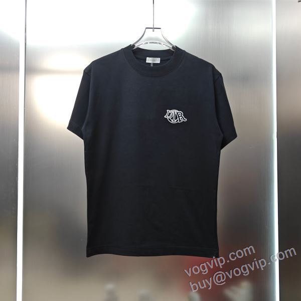 ディオール DIORブランド 偽物 通販 NXZDIOR159 2025HOT品質保証 半袖Tシャツ 4色可選