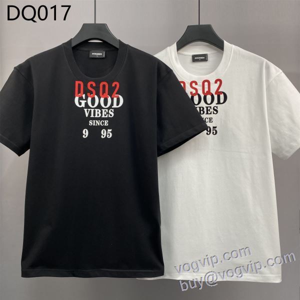 半袖Tシャツ 2025年モデル入荷 ディースクエアード コピー 2色可選 高級感ある
