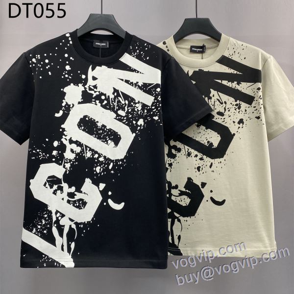 ディースクエアード DSQUARED2 コピーブランド 2025高級品 通販 半袖Tシャツ 耐久性のある 2色可選
