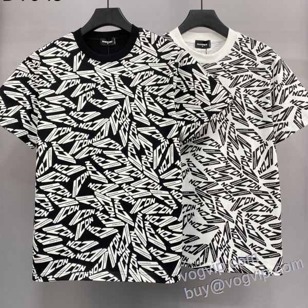 スタイリッシュな印象 ディースクエアード DSQUARED2 スーパーコピー 半袖Tシャツ 2色可選 2025高級品 通販