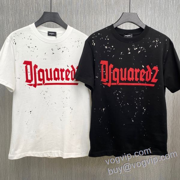 2025品質保証高品質 ディースクエアード DSQUARED2 ブランドスーパーコピー 超目玉 半袖Tシャツ 2色可選