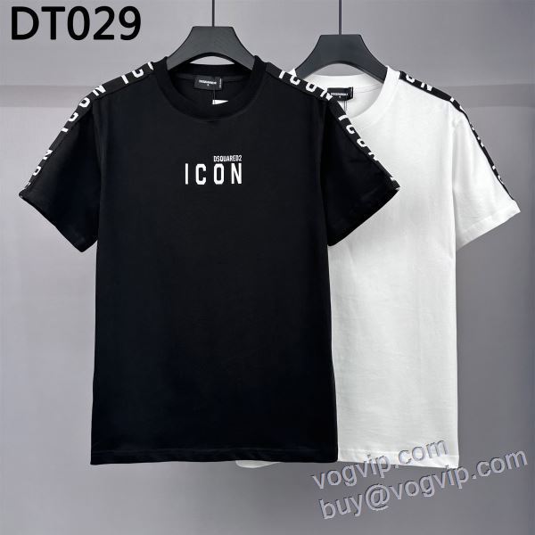 セール中 最高N級ブランドコピー ディースクエアード DSQUARED2 半袖Tシャツ 2色可選 2025人気定番安い
