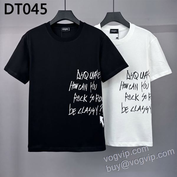 VOGコピー ディースクエアード DSQUARED2 2025 一番人気の新作はこれ 半袖Tシャツ 2色可選