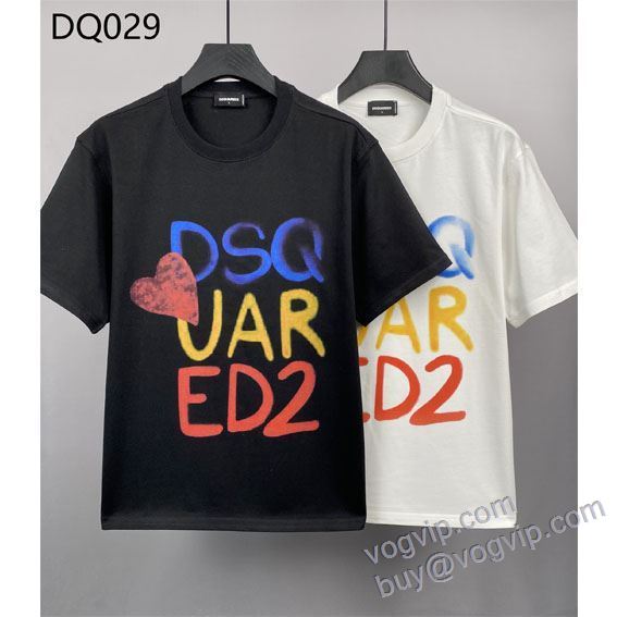 2025年モデル入荷 ディースクエアード ブランドコピー NXZDS035 半袖Tシャツ 2色可選