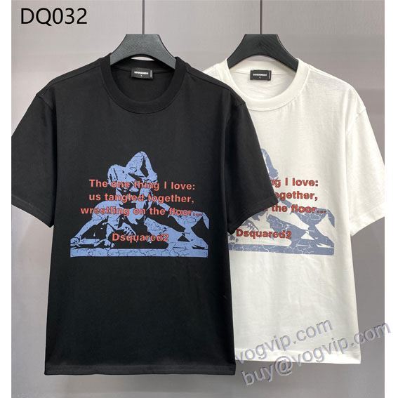 ディースクエアード スーパーコピー NXZDS036 2025年モデル入荷 半袖Tシャツ 2色可選
