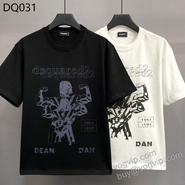 ディースクエアード コピー NXZDS037 半袖Tシャツ 2色可選 2025年モデル入荷