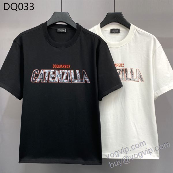 2025春夏季超人気 ディースクエアード 偽物ブランド NXZDS042 半袖Tシャツ 2色可選