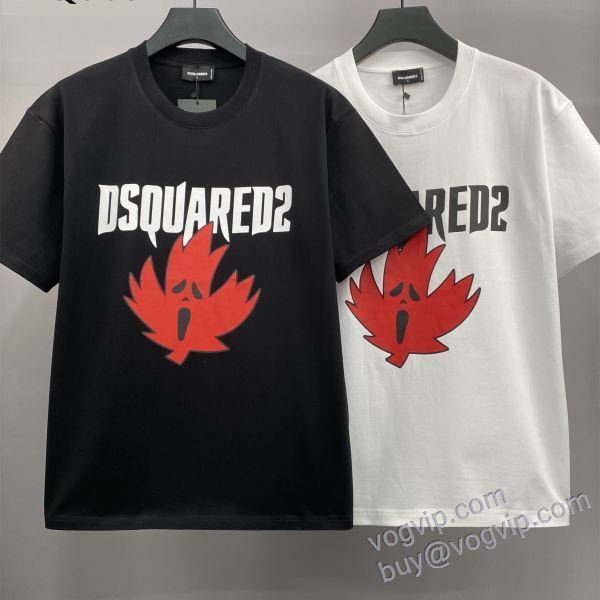 ディースクエアード DSQUARED2ブランドコピー NXZDS046 半袖Tシャツ 2色可選 2025春夏新作