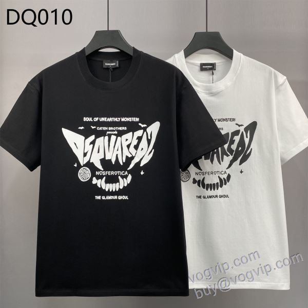 2025最新入荷 ディースクエアード NXZDS049 半袖Tシャツ 2色可選 DSQUARED2コピー ブランド