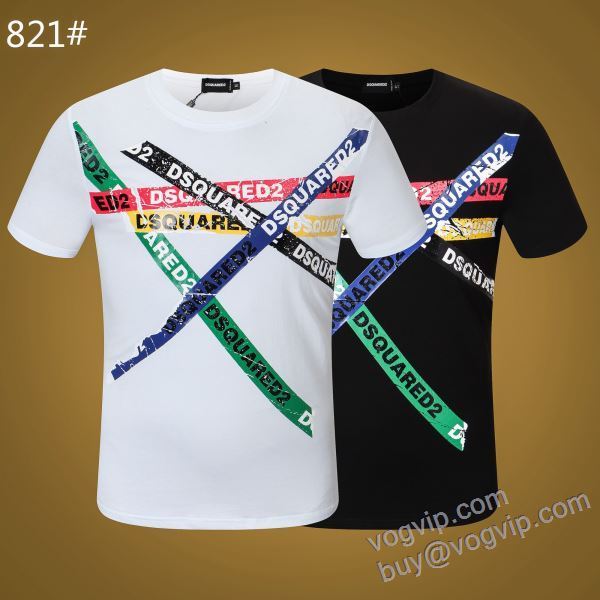 2025超激得100%新品 ディースクエアード コピーブランド NXZDS063 半袖Tシャツ 2色可選