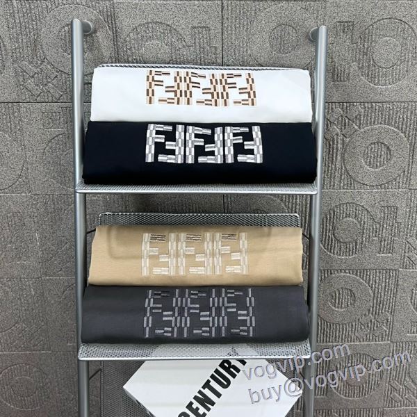 人気商品 半袖Tシャツ 4色可選 業界高品質スーパーコピー フェンディ FENDI 2025最安値高品質