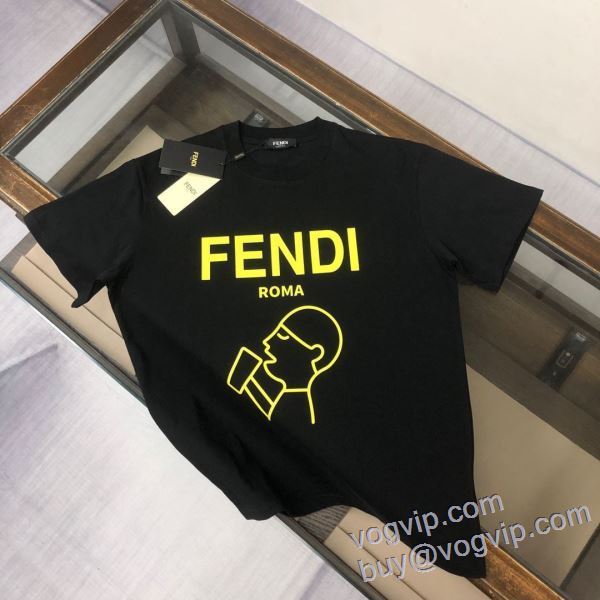 大人のセンスを感じさせる フェンディ スーパーコピー 半袖Tシャツ 2色可選 2025春夏モデル