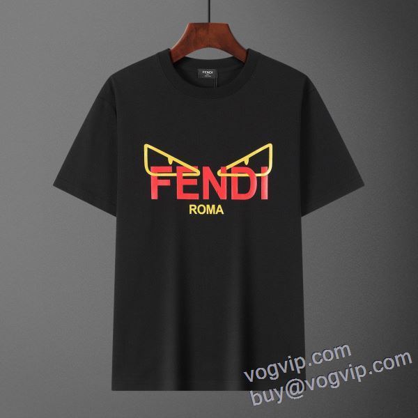 お買い得品 フェンディ コピーブランド 半袖Tシャツ 2色可選 2025新品本物