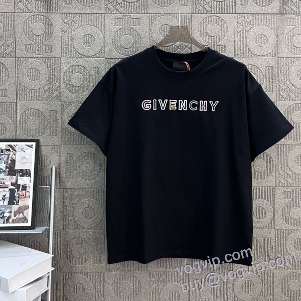 ジバンシィ 2025HOT大人気 半袖Tシャツ 2色可選 GIVENCHY ブランド 偽物 通販 サイズ豊富