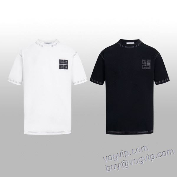 落ち着いた質感 半袖Tシャツ ジバンシィ GIVENCHY スーパーコピー 2025人気セール安い 2色可選
