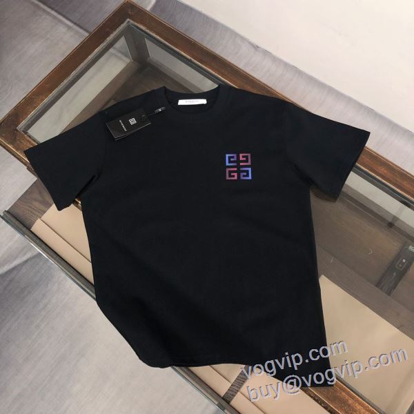 2025数量限定新品 ジバンシィ GIVENCHY 偽物ブランド 優しい色合い 半袖Tシャツ 2色可選
