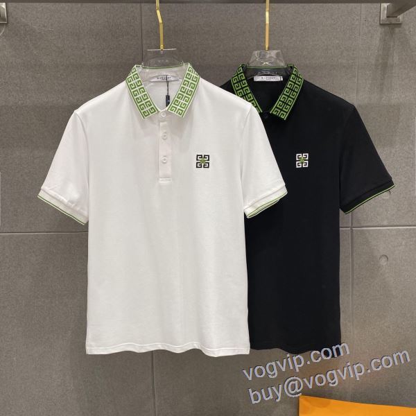 ブランドスーパーコピー 激安専門店 人気 ランキング ジバンシィ GIVENCHY 半袖ポロシャツ 2色可選 2025限定セール100%新品