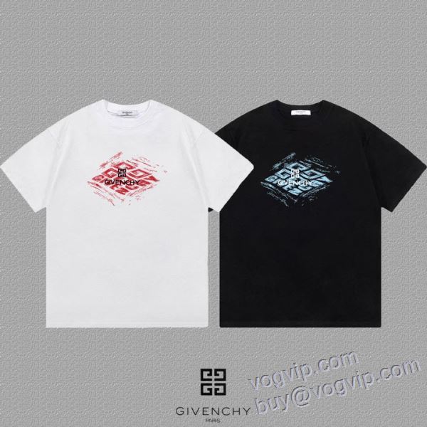 人気スーパーコピーブランド ジバンシィ GIVENCHY 2025最安値人気 半袖Tシャツ 2色可選 圧倒的な高級感