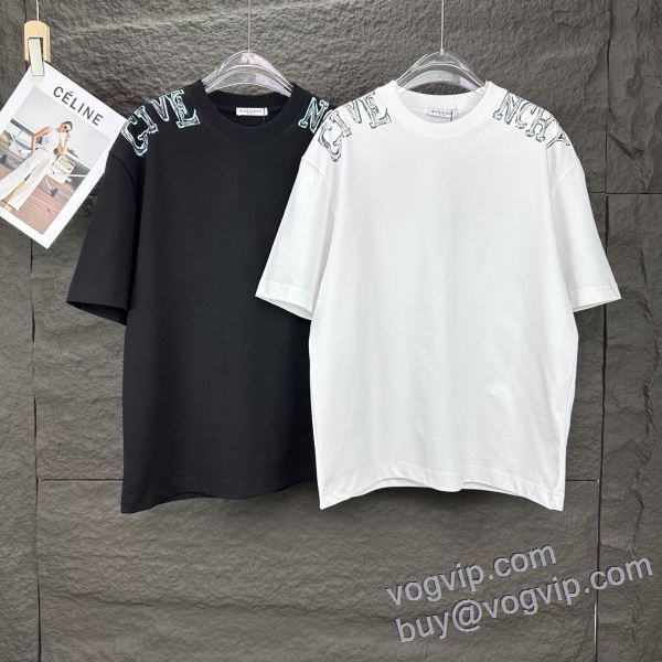 2025HOT本物保証 ジバンシィ GIVENCHY 美品！ 半袖Tシャツ 2色可選 ブランドコピー激安販売