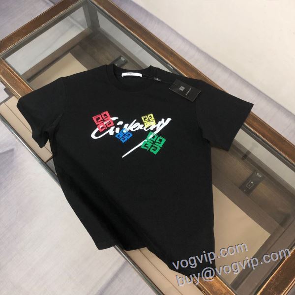 ◆モデル愛用◆ 半袖Tシャツ ジバンシィ GIVENCHY ブランド 偽物 通販 2025春夏新作 2色可選