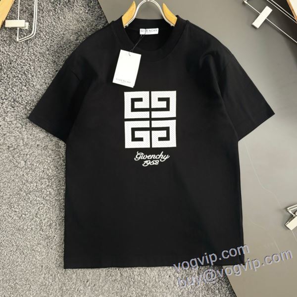 2025春夏新作 ジバンシィ GIVENCHY コピーブランド 半袖Tシャツ 2色可選 超人気美品◆