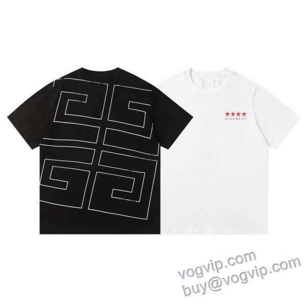 2025新品本物 コピー ブランド ジバンシィ GIVENCHY 半袖Tシャツ 2色可選 大好評?