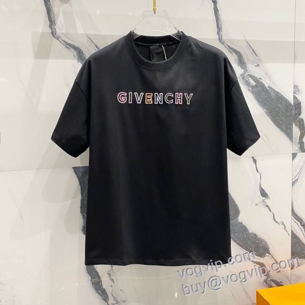 海外セレブ定番愛用 半袖Tシャツ 2色可選 ジバンシィ GIVENCHY 2025 高品質なスーパーコピー商品